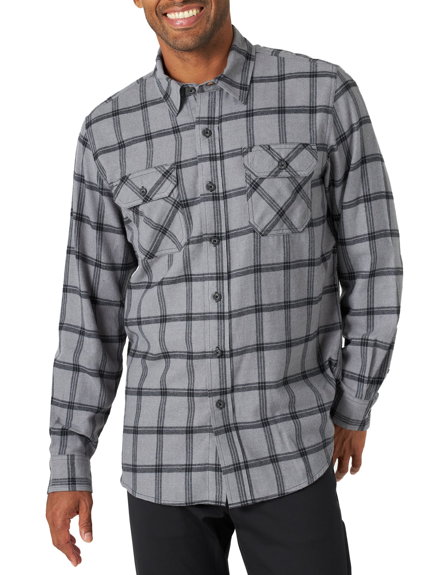 Wranlger Men's Woven Flannel Shirt