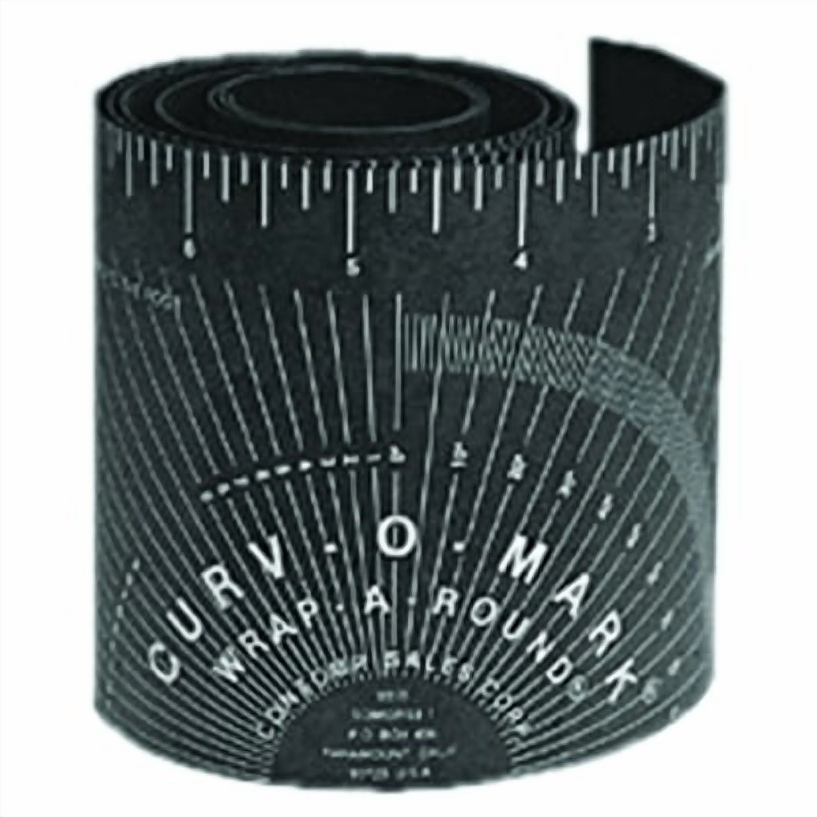 Wrap-A-Round Ruler, Medium, 3.88 in W x 4 ft L, Cold/Heat Resistant ...