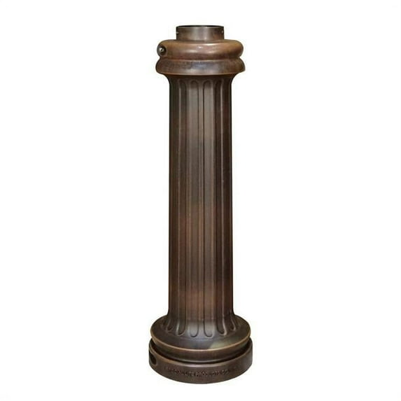 Wrap Around Base for 3 in. OD Pole - Copper