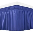 thumbnail image 1 of BEDDING BEGS-Wrap Around Bed Skirts 15" Drop, 100% Microfiber, Fully Elastic Dust Ruffle, Soft and Luxury-Cal King Size-Royal Blue Solid., 1 of 4
