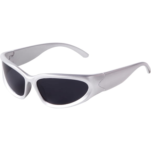 Wrap Around Fashion Sunglasses for Women Men Trendy y2k Swift Oval Futuristic Rave Sun Glasses Goggles