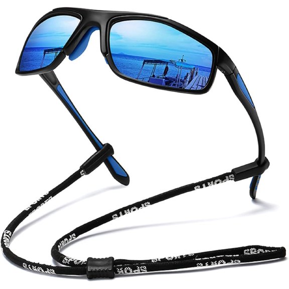 Wrap Around Full lens Reading Sunglasses for Men, Sport UV Protection Glasses with Readers for Driving/Running