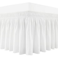Better Homes & Gardens White Solid Cotton-Poly Bedskirt, Adult ...