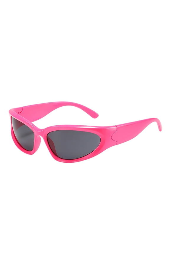 Wrap Around Sunglasses for Men Women – Cool Cyber Y2K Sports Shades with UV400 Protection – 2000s Style Shield Glasses for Driving Cycling
