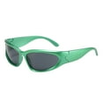 thumbnail image 1 of Wrap Around Sunglasses for Outdoor Sports Cool Protective Shades for Men and Women 2000s Fashion Accessories Lightweight and Portable Shield 400, 1 of 3
