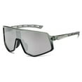 thumbnail image 1 of Wrap Around XL Large Men Mirror Len Fishing Cycling Day Driving Sport Sunglasses, 1 of 5