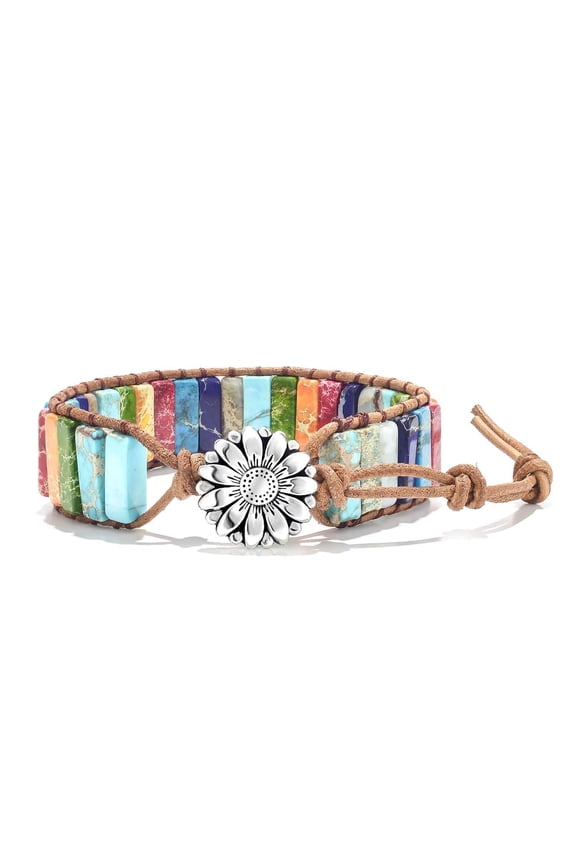 Wrap Bracelet for Women and Men, Beads for Friendship Jewelry and Gifts, Boho, Leather