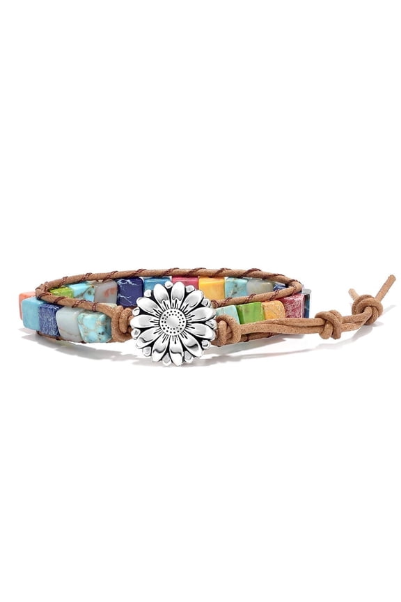 Wrap Bracelet for Women and Men, Beads for Friendship Jewelry and Gifts, Boho, Leather