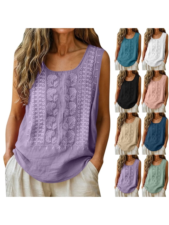 Wrap Front Ruched Tank Top for Women Spring Summer Casual V Neck Tops for Everyday Wear S-3XL Plus Size