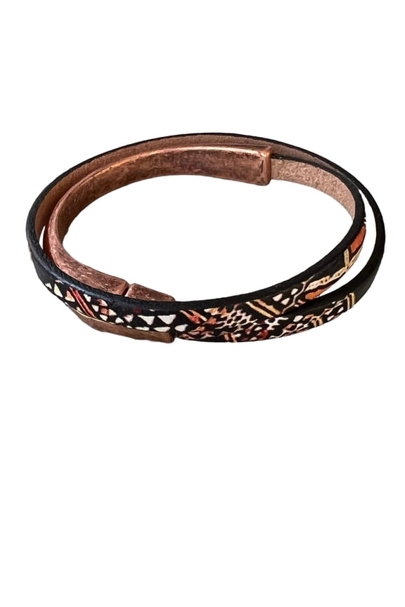 Wrap Leather Bracelet - Double