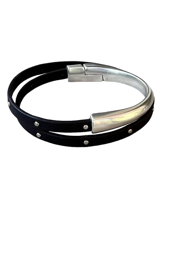Wrap Leather Bracelet - Double