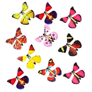 Magic Wind Up Flying Butterfly Surprise Box Children's Elastic Props Toy Toy Great Surprise Gift Gag Gifts for Kids 30pcs, Size: One Size