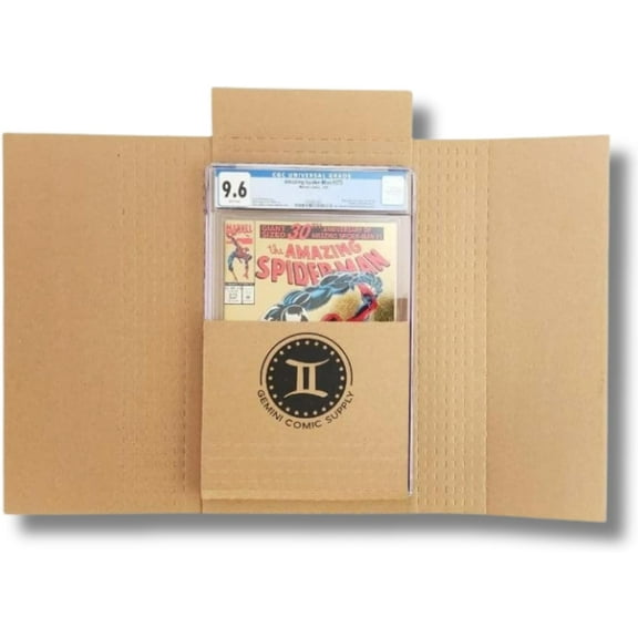 Wrap Mailer  Shipping Boxes - 10ct | Holds 15 s, 3 Graded Slabs, 10 Toploader s, 8 Magazines | Premium Customizable  Mailers for  Books, Manga, Literature Mailers etc