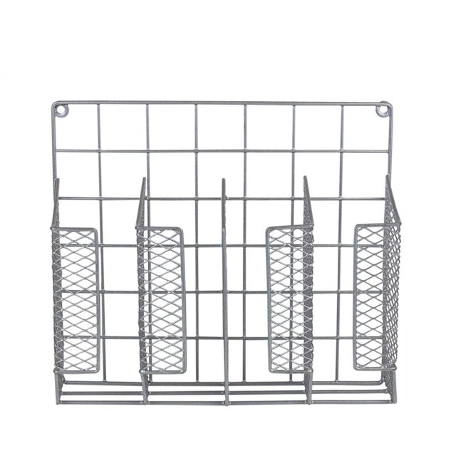 Wrap Organizer Wall/Door Mount, Kitchen RackSpace Saver, Rust