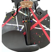 Wrap Splat Violin Outfit w/ Matching Carbon Fiber Bow, Case, Crystal Fine Tuners, Rosin, Strings, Set-Up