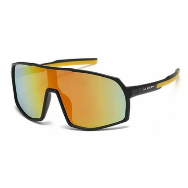 Wrap Sunglasses for kids Sport Baseball Cycling Sunglasses UV400 MultiColor Mirror