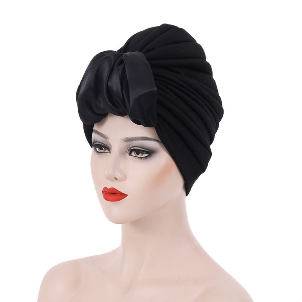 Elegant And Comfortable Vintage Pearl Head Scarf Turban - Perfect For Winter, Chemo, Or Everyday Style