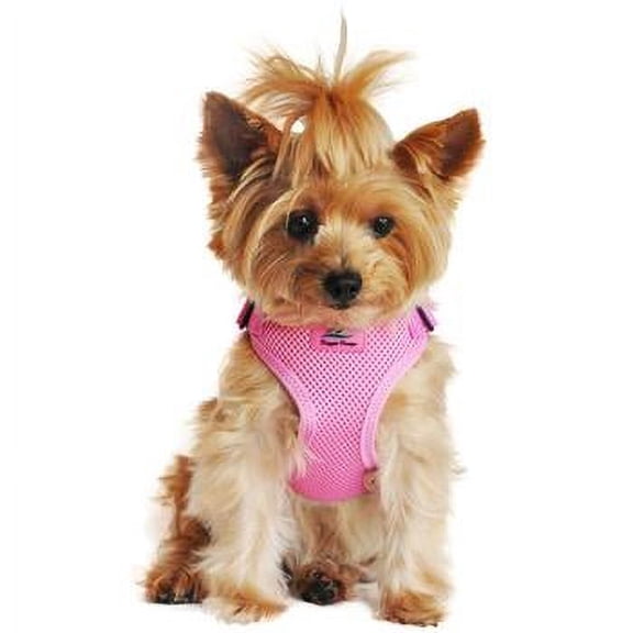 Doggie Design ARH-WS-CP-XS Wrap & Snap Choke Free Dog Harness, Candy Pink - Extra Small