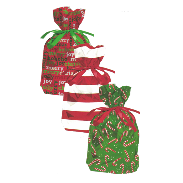 Extra Large Size Wrap in a Hurry 2Pack Pull String Gift Bag Pack of 3