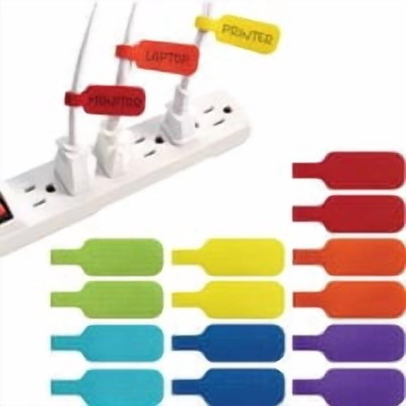 Wrap-it Storage Multi-Color Cable Organizer - Pack of 2 Bulk Trade Pack