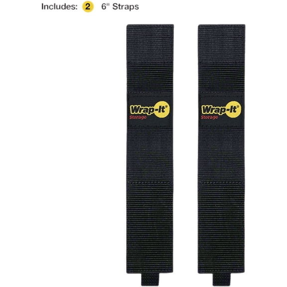 Wrap-it Storage Twin-Straps - Pack of 6