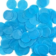 Wrapables® 1" Round Tissue Confetti Party Decorations for Weddings, Birthday Parties, and Showers (Azure)
