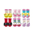 thumbnail image 1 of Wrapables 3D Cartoon Anti-Skid Baby Booties Sock Slippers (Set of 6), Fantasy, 0-12 Months, 1 of 8