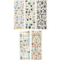 thumbnail image 1 of Wrapables 3D Puffy Stickers Bubble Stickers for Crafts & Scrapbooking (5 Sheets), Piggies, Kitties & Pandas, 1 of 9