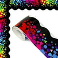 thumbnail image 1 of Wrapables 60 Feet Bulletin Board Borders, Adhesive Decorative Trim Stickers, Shapes, 1 of 6