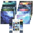 thumbnail image 1 of Wrapables 6x6 Decorative Single-Sided Scrapbook Paper for Arts & Crafts Projects, Scrapbooking, Card-Making, Galactic Space Theme, 1 of 4