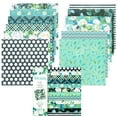thumbnail image 1 of Wrapables 6x6 Decorative Single-Sided Scrapbook Paper for Arts & Crafts Projects, Scrapbooking, Card-Making, Green Floral Theme, 1 of 4