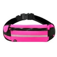 thumbnail image 1 of Wrapables Adjustable Neoprene Running Belt, Waterproof Fanny Pack, Workout Pouch for Running Jogging Hiking, Pink, 1 of 8