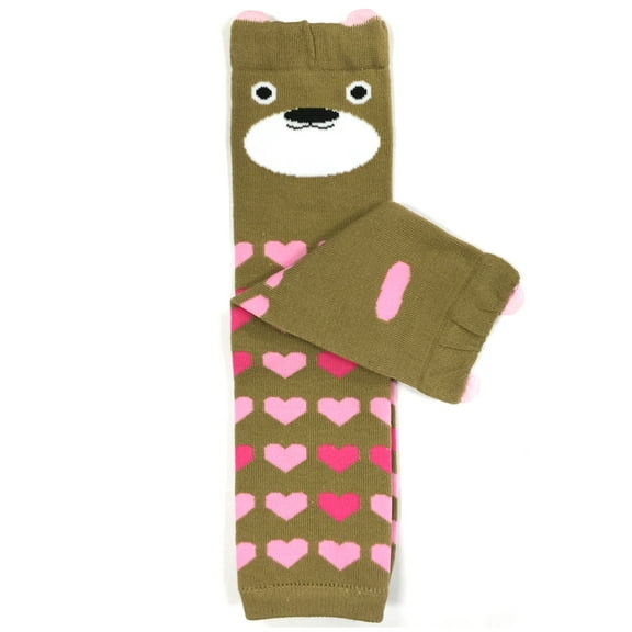 Wrapables® Adorable Designs Baby Leg Warmers O/S Bear and Hearts
