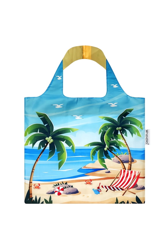 AllyBag Collection Reusable Shopping Bag, Beach