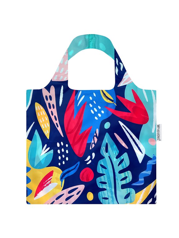 AllyBag Collection Reusable Shopping Bag, Dark Retro