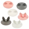 thumbnail image 1 of Wrapables® Animal Ears Silicon Cup Lids, Anti-Dust Airtight Mug Covers for Hot and Cold Beverages (Set of 6), 1 of 4