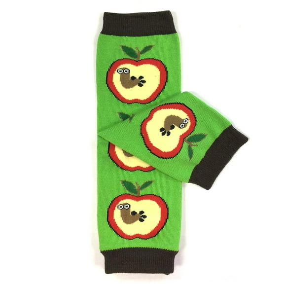 Wrapables® Baby Fun and Playtime Leg Warmers, Yummy Apple