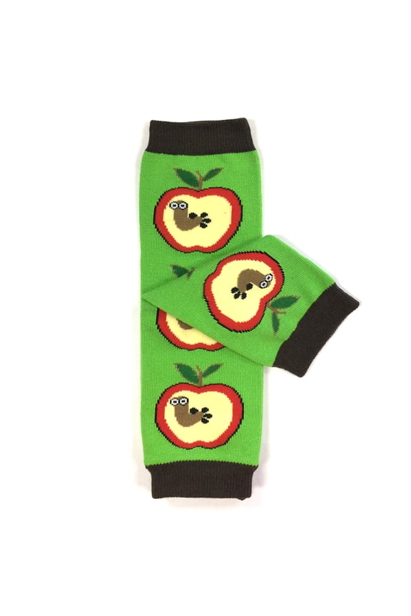 Baby Fun and Playtime Leg Warmers, Yummy Apple