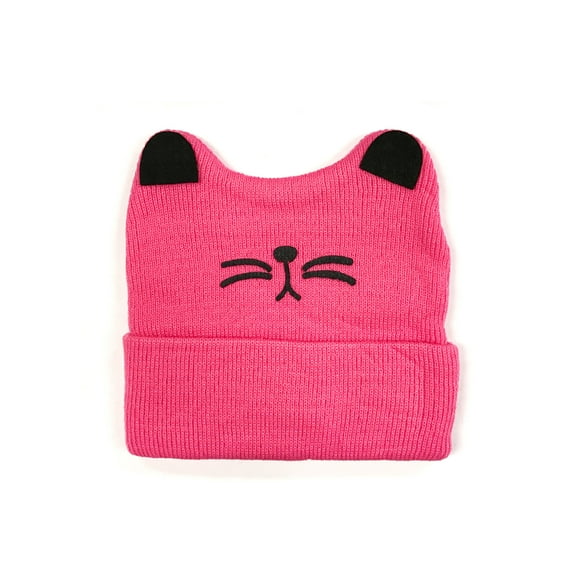 Wrapables? Baby Knitted Winter Warm Cat Ear Beanie Cap Hat, Pink