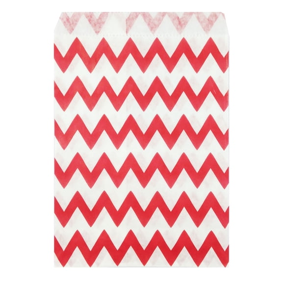 Wrapables® Chevron Favor Bags, Red (set of 25)