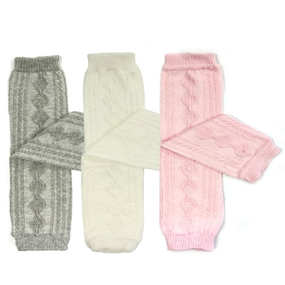 Wrapables® Children’s Argyle Knit Leg Warmers (Set of 3)