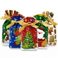 thumbnail image 1 of Wrapables Christmas Drawstring Treat Bags for Candy, Cookies, Treats, Gifts and Party Favors (50pcs), 1 of 6