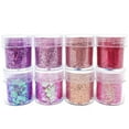thumbnail image 1 of Wrapables Chunky Glitter for Hair Face Makeup Nail Art Decoration (8 Colors), Mystic, 1 of 4