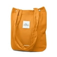 thumbnail image 1 of Wrapables Corduroy Tote Bag, Casual Everyday Shoulder Handbag, Marigold, 1 of 4