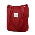 thumbnail image 1 of Wrapables Corduroy Tote Bag, Casual Everyday Shoulder Handbag, Red, 1 of 4