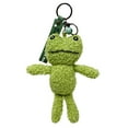 thumbnail image 1 of Wrapables Cute Plush Keychain Pendant Charm for Bag, Frog, 1 of 6