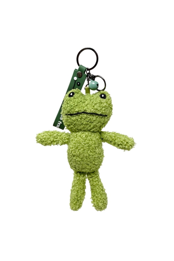 Cute Plush Keychain Pendant Charm for Bag, Frog