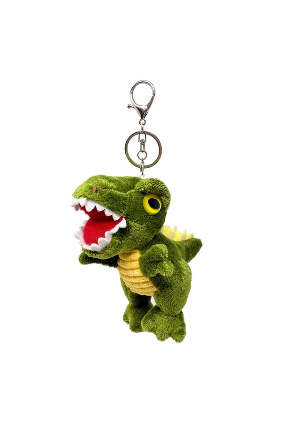 Cute Plush Keychain Pendant Charm for Bag, T-Rex
