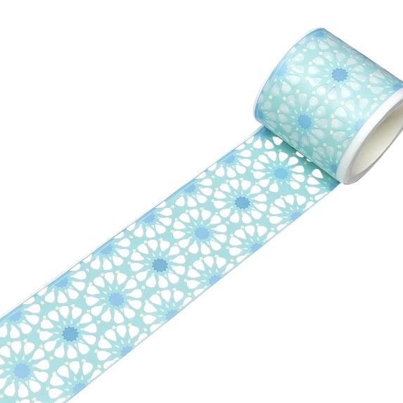 Wrapables Decorative Adhesive Scenic Pattern Hollow Sticker Tape, 40mm x 3M, Celestial