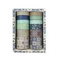 thumbnail image 1 of Wrapables Decorative Washi Tape Box Set for DIY Arts & Crafts, Scrapbooking, Diary, Stationery, Card-Making, Gift Wrapping (12 Rolls), Mosaic, 1 of 8